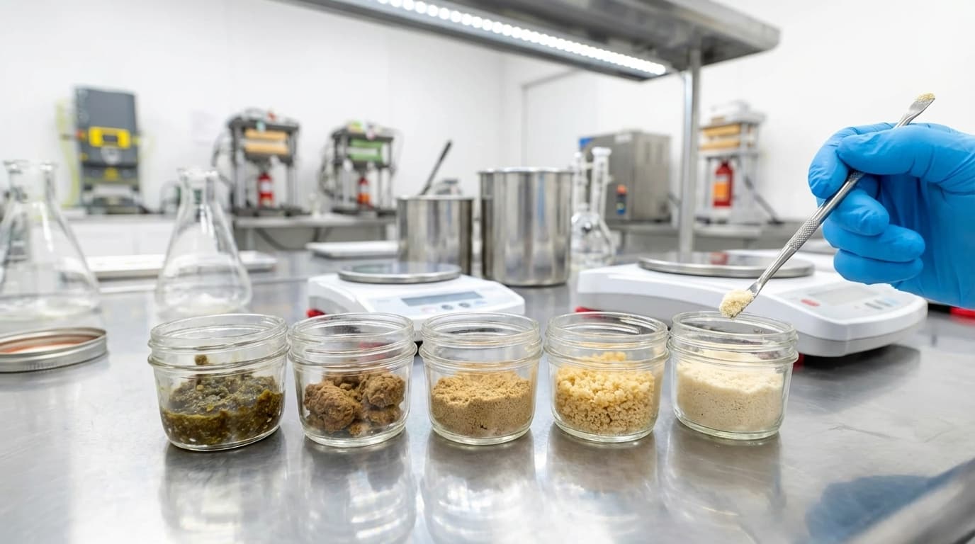 How the 1-star to 6-star hash grading system works. What each grade means for melt quality, purity, and pricing — from cooking grade to full melt.