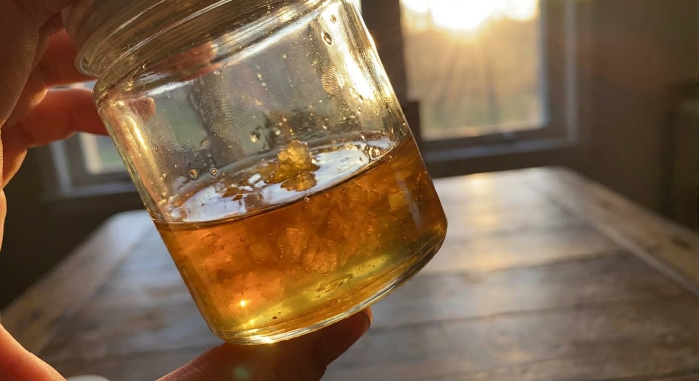 Live resin is a cannabis concentrate made from fresh-frozen plants, preserving 15-25% terpenes vs 1-4% in dried extracts. Learn the key differences and identification tips.