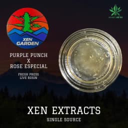 Xen Garden Xen Garden - Purple Punch X Rose Especial 2g FRESH PRESS Live Rosin