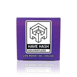HAVE HASH HAVE HASH | ZMOOTHIE T3 1G LIVE ROSIN