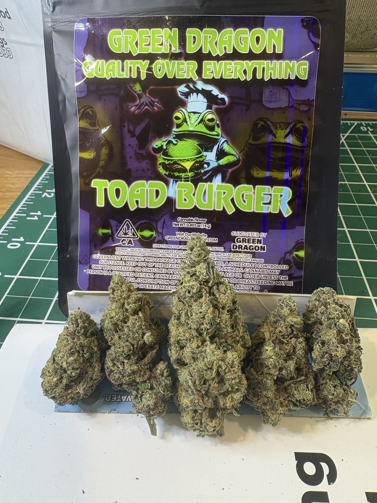 Green Dragon — Toad Burger jar photo